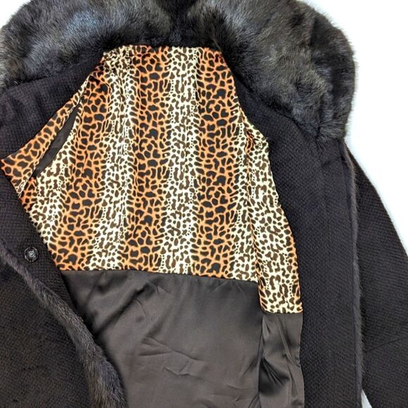 Mink Alpaca 3/4 Length Coat - Picture 5 of 6
